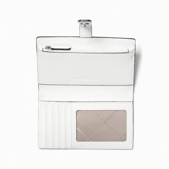 New Michael Kors Greenwich Medium Signature Logo Wallet Black Multi - Picture 4 of 4